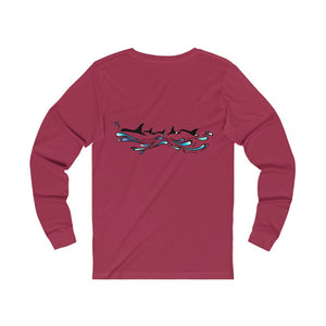 Open image in slideshow, Southern Resident Orcas Long Sleeve Tee
